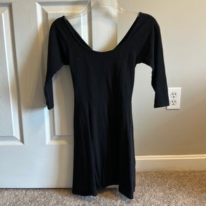 Black Dress with crossed back